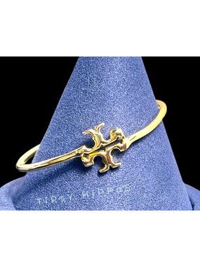TORY BURCH ELEANOR HINGE CUFF BRACELET